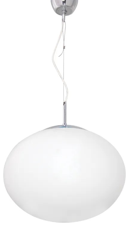 Φωτιστικό Κρεμαστο Aca V24012380 LUNA Λευκό (White)