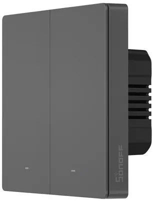 SONOFF smart διακόπτης M5-2C-86, διπλός, WiFi, γκρι