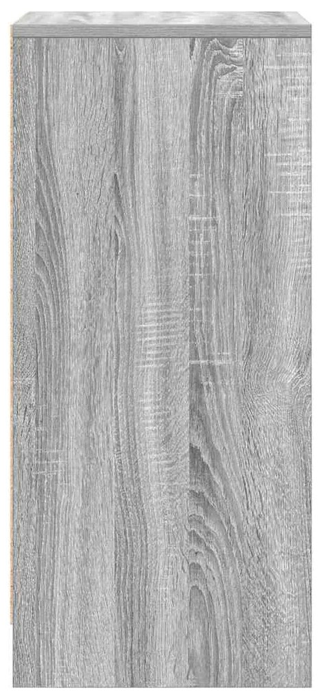 Παπουτσοθήκη Γκρι Sonoma 29,5x34x76 εκ. Επεξεργασμένο Ξύλο - Γκρι