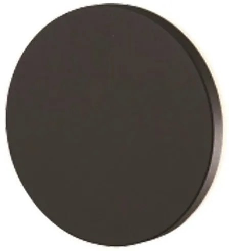 Απλίκα Φωτιστικό Τοίχου LED 10W Φ150X50 3000K IP54 145-20218 Eurolamp-145-20218-Μαύρο 145-20218