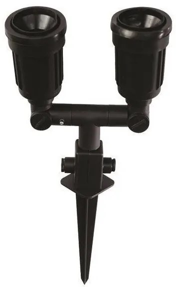 Σποτ Φωτιστικό Κήπου Μαύρο PAR38 IP44 147-68901 Eurolamp-147-68901-Μαύρο 147-68901
