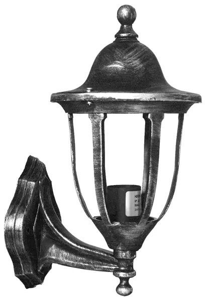 Απλίκα Φωτιστικό Τοίχου ασημί Lais 500 LP-500AN Heronia-07-1065-Ασημί 07-1065