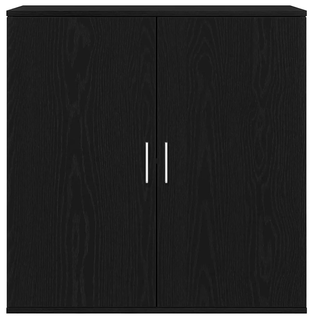 vidaXL Πλαϊνό γραφείο Μαύρη δρυς 79 x 38 x 80 εκ. Επεξεργασμένο ξύλο