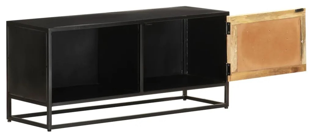 vidaXL Έπιπλο Τηλεόρασης 90 x 30 x 40 εκ. από Ακατέργαστο Ξύλο Μάνγκο