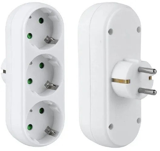 Πολύμπριζο Ασφαλείας 3 Θέσεων - Electric Adapter YW-7383