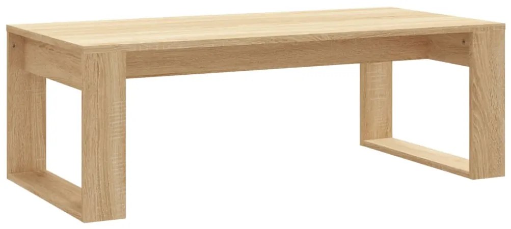 vidaXL Τραπεζάκι Σαλονιού Sonoma Δρυς 102 x 50 x 35 εκ. Επεξεργ. Ξύλο