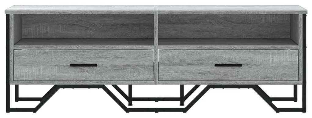 vidaXL Έπιπλο Τηλεόρασης Γκρι Sonoma 122x34x41 εκ. από Επεξεργ. Ξύλο