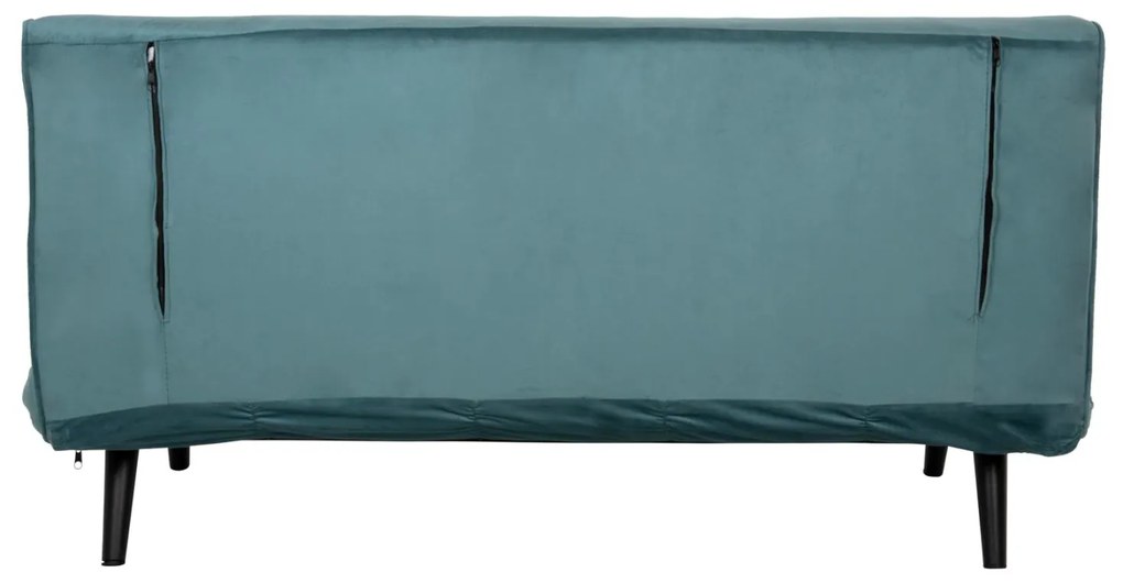 Καναπές - Κρεβάτι Asma 2θέσιος Βελούδο Μέντα 140x80x77Y εκ. 140x80x77 εκ.