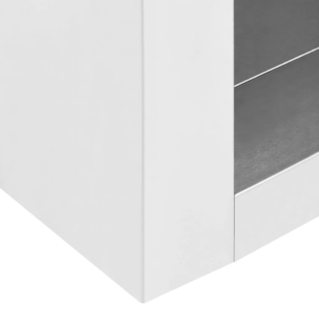 vidaXL Ερμάριο Τοίχου 150 x 40 x 50 εκ. Ανοξείδωτο Ατσάλι