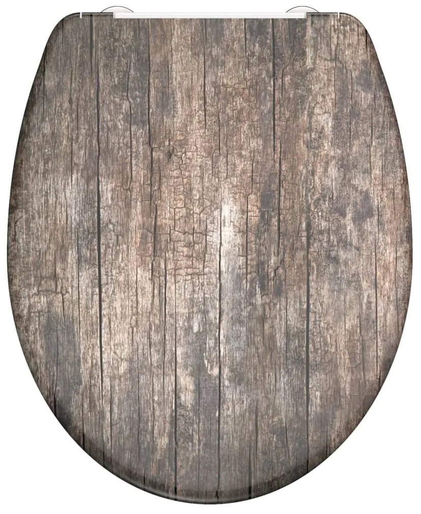 SCHÜTTE Κάθισμα Λεκάνης OLD WOOD με Soft-Close & Σχέδιο από Duroplast