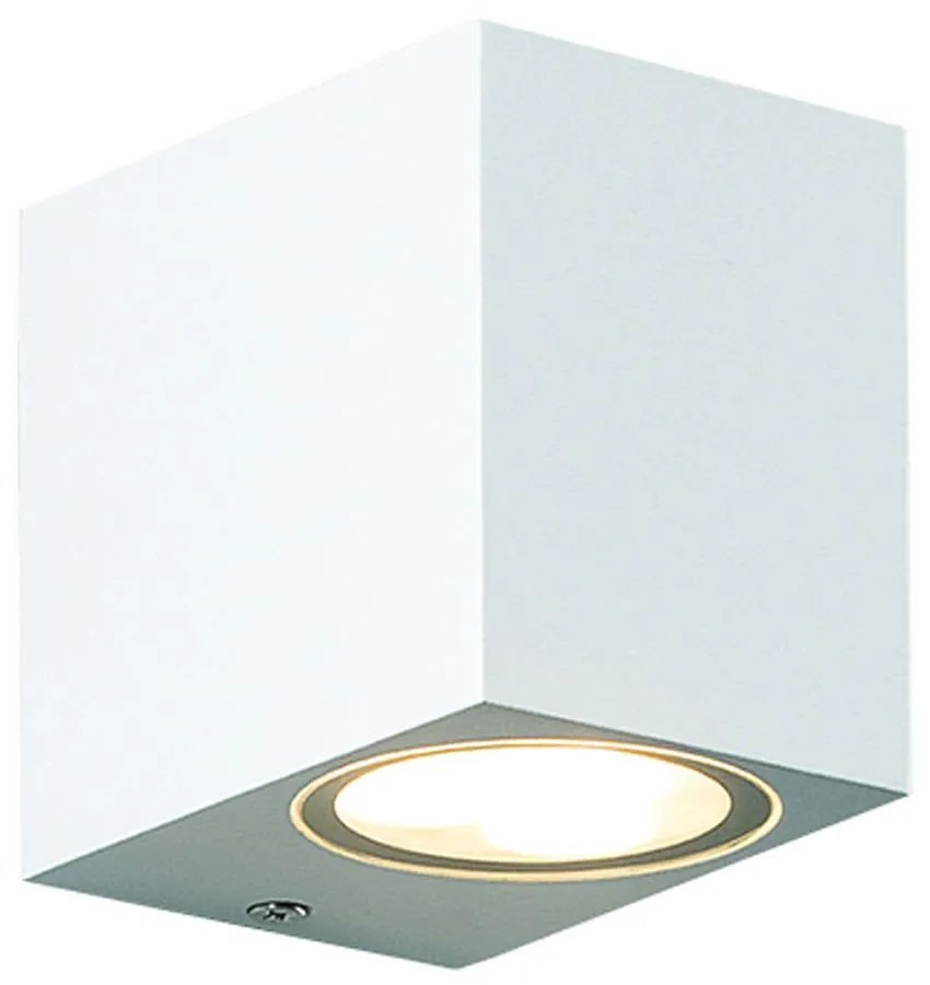Φωτιστικό Τοίχου - Απλίκα SL8110GU10W 5,8x9,2cm 1xGU10 35W IP65 White Aca Plastic, Glass