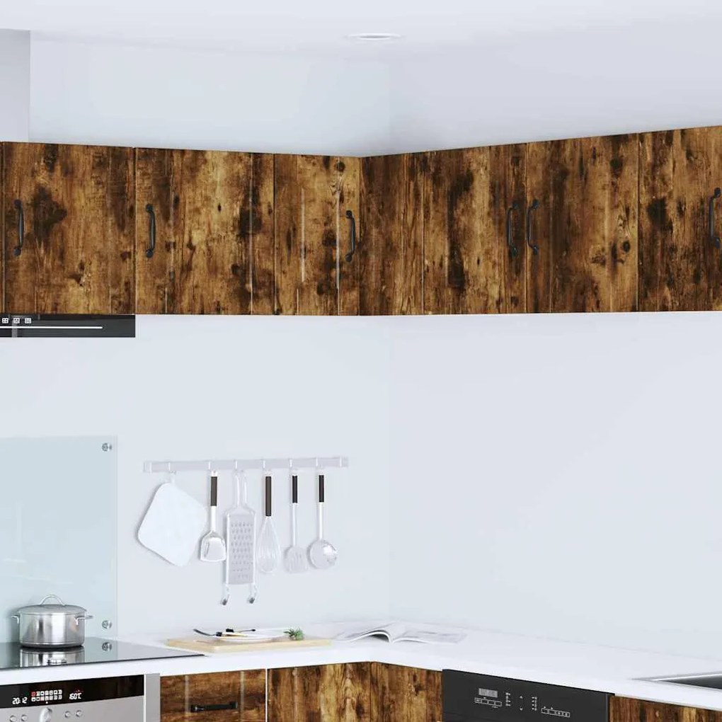 vidaXL Ντουλάπα Κουζίνας με ράφι Καπνιστό Δρύς 57 x 57 x 40 εκ.