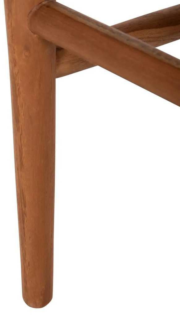 Πολυθρόνα ROSCO Ξύλο Teak Φυσικό και Σχοινί Viro ΜΠέζ 56x54,5x78Υεκ. 56x54.5x78 εκ.