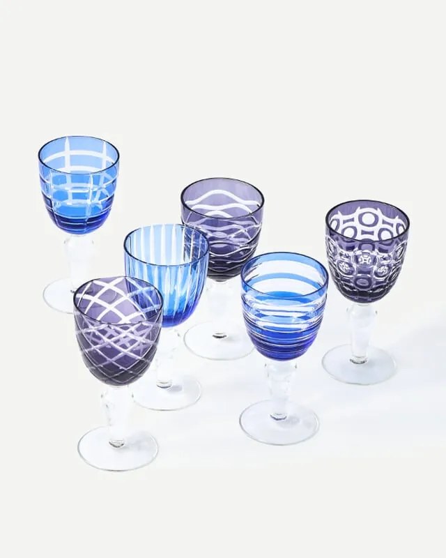 Wine Glass POLS POTTEN σετ 6 τεμ σε πολλαπλά σχέδια 140-230-114-000M