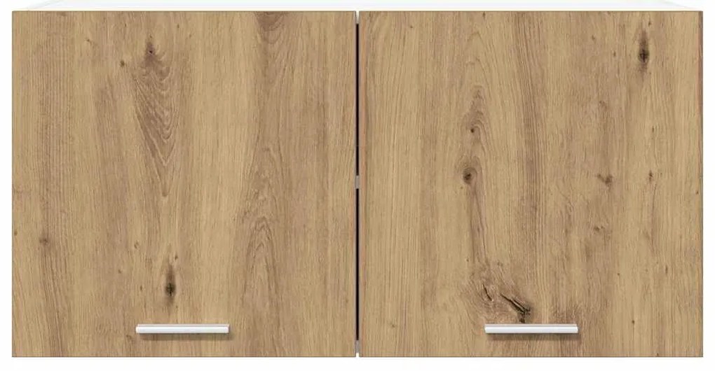 vidaXL Κρεμαστό ντουλάπι με αποθήκευση Artisan Oak 80 x 31 x 40 εκ