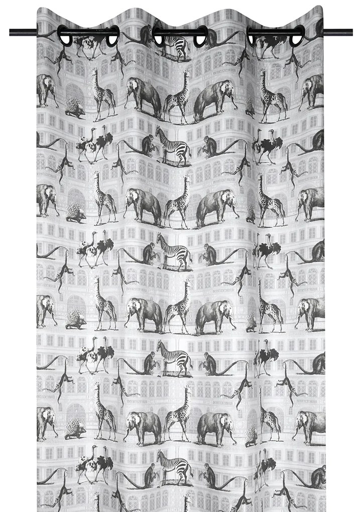 Κουρτίνα (135x250) Με Τρουκς S-F Haussmann Gris R6C357002