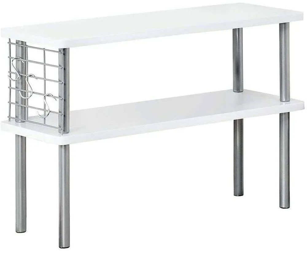 Βάση Οργάνωσης Κουζίνας 27821 55x38x20cm White-Silver Kesper Metal