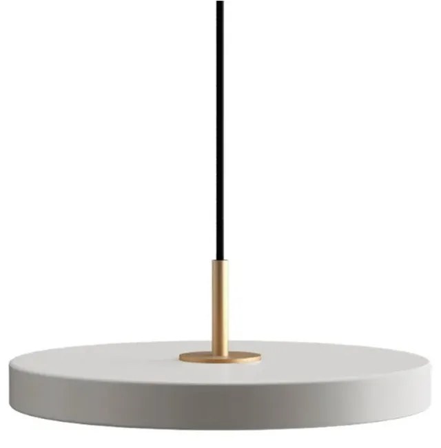 Φωτιστικό Οροφής Asteria Plus Mini Brass 2294 Φ31x10.5cm Led 1200lm 18W 2400-3000k Nuance Mist Umage