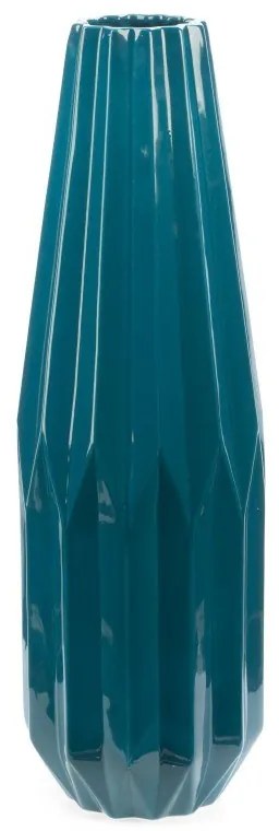 Supergreens Βάζο Κεραμικό "Contemporary" Μπλε 16x16x42 εκ.