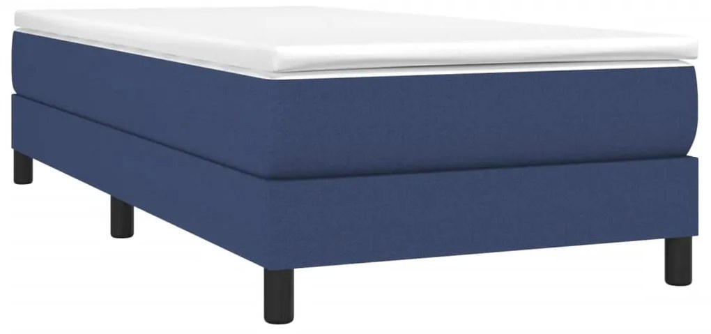 ΚΡΕΒΑΤΙ BOXSPRING ΜΕ ΣΤΡΩΜΑ ΜΠΛΕ 90X190 ΕΚ.ΥΦΑΣΜΑΤΙΝΟ 3144043