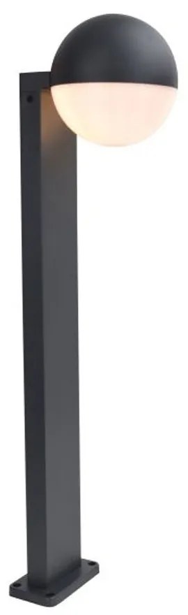 Φωτιστικό Δαπέδου Looma 7138001118 E27 18,4x70cm Dark Grey Lutec