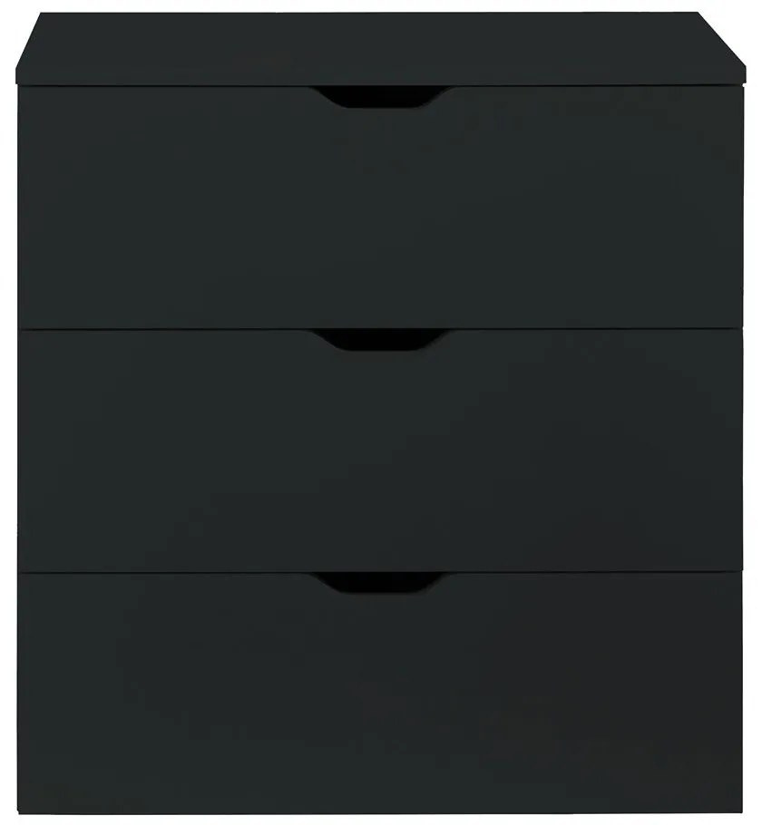 Sally Μπουφές Μαύρος 206x40x86