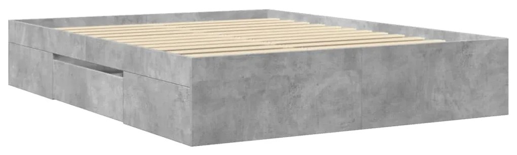 vidaXL Πλαίσιο κρεβατιού χωρίς στρώμα 160x200 εκ. Επεξεργασμένο Ξύλο