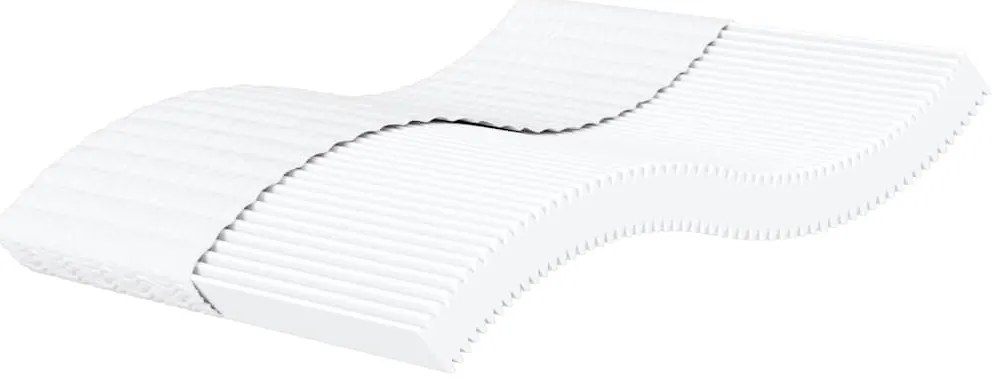 vidaXL Στρώμα Αφρού Σκληρότητα H2 H3 Λευκό 160x220 εκ.