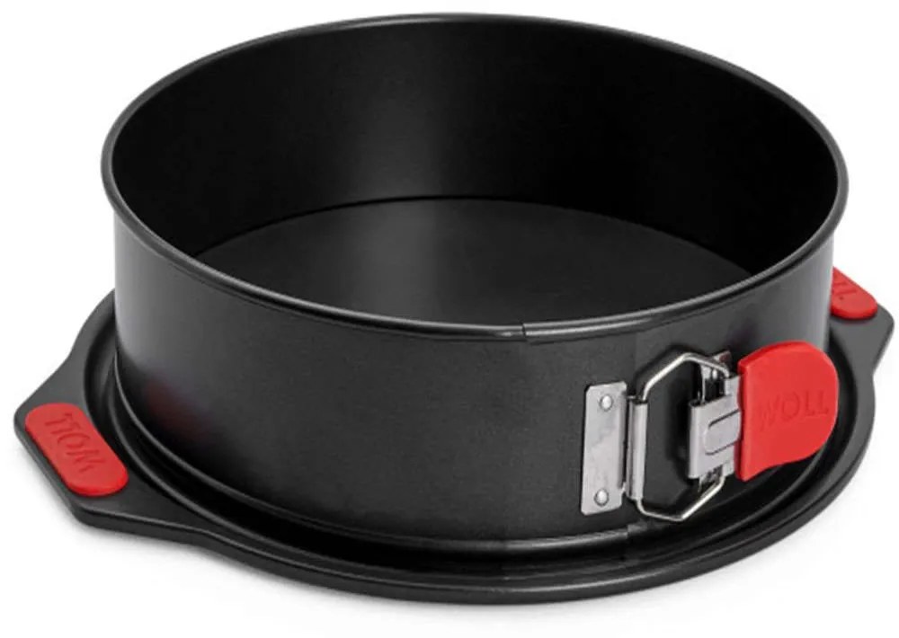 Φόρμα Κέικ Αντικολλητική Λυόμενη Let's Bake! WB16 26x7cm Black-Red Woll Ατσάλι, Αλουμίνιο