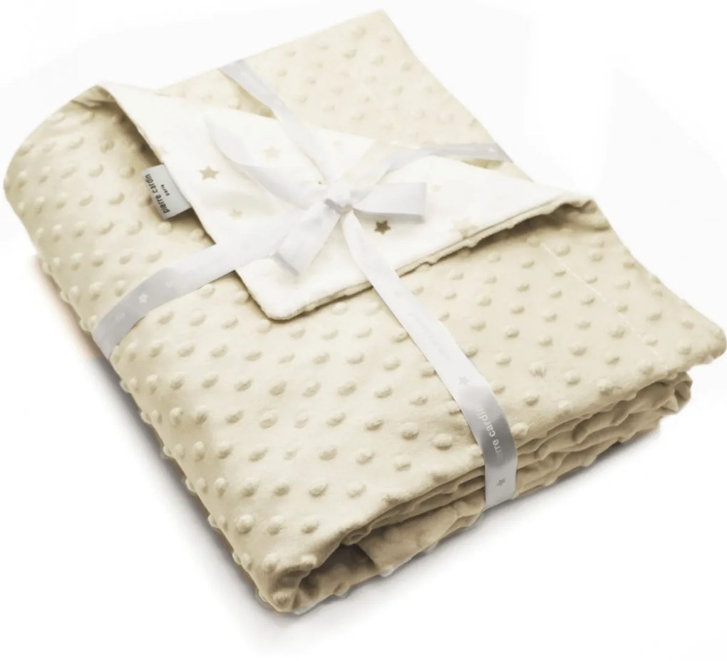 Κουβέρτα Κούνιας soft plus Fleece 110×140 PIERRE CARDIN TOPPY BEIGE 110X140