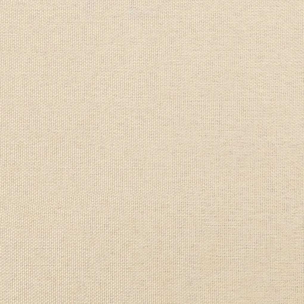 Κρεβάτι Boxspring με Στρώμα Κρεμ 120x190 εκ. Υφασμάτινο 3269935