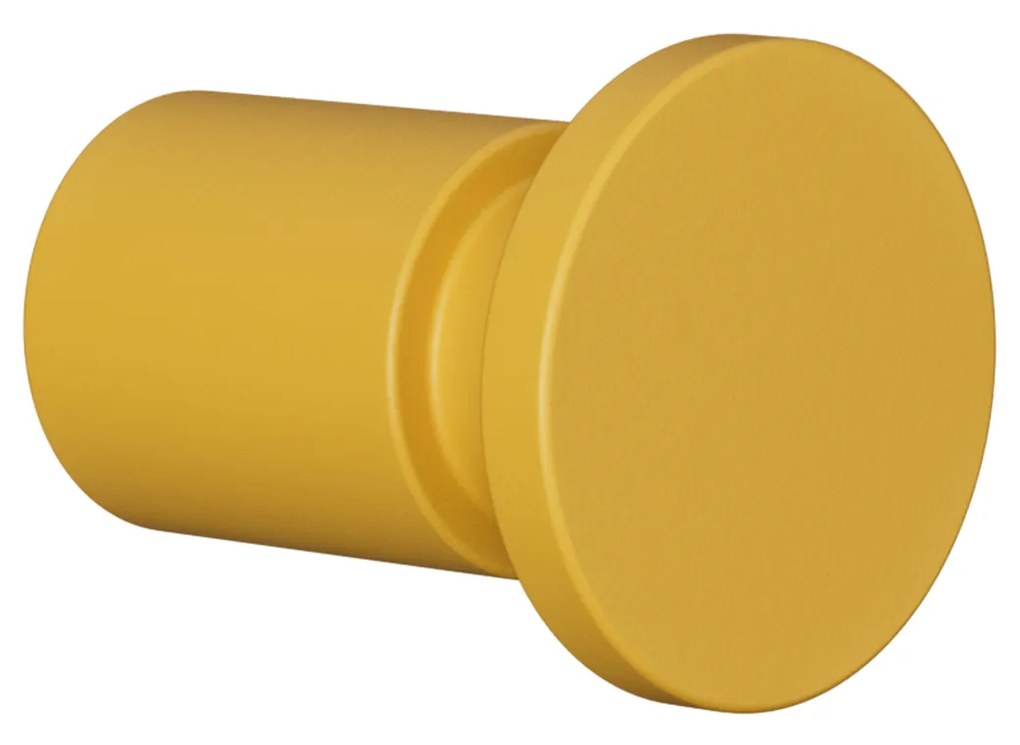 Κρεμάστρα Τοίχου Μεταλλική Matt Yellow Pam &amp; Co 2,2x5εκ. 10-603