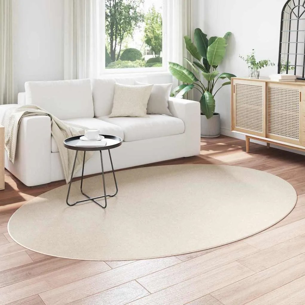 vidaXL Χαλί HUARTE Μπεζ 160 x 230 cm Πολυεστέρας