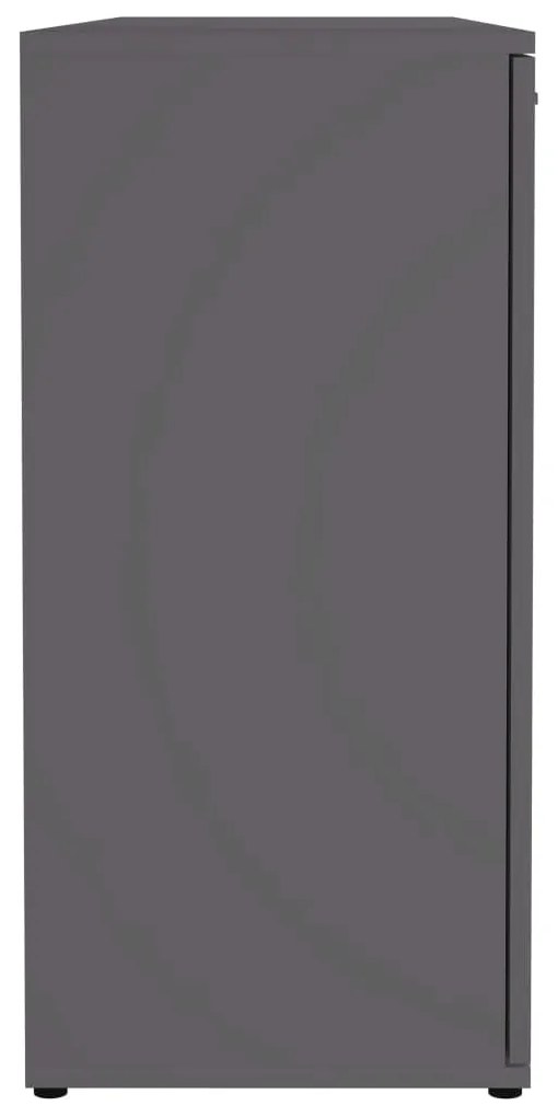 vidaXL Μπουφές Γκρι 120 x 35,5 x 75 εκ. από Επεξ. Ξύλο
