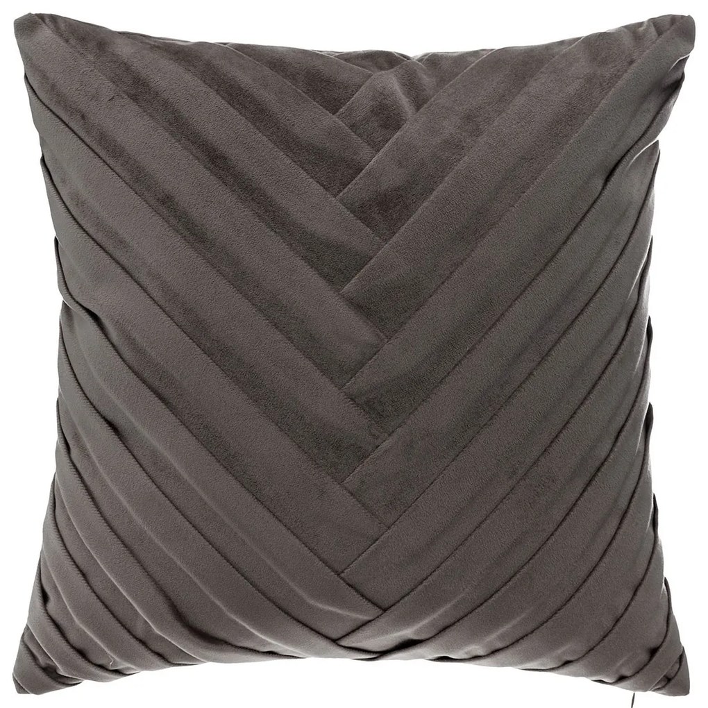 Βελουτέ Διακοσμητικό Μαξιλάρι (40x40) A-S Bred Grey 164108L
