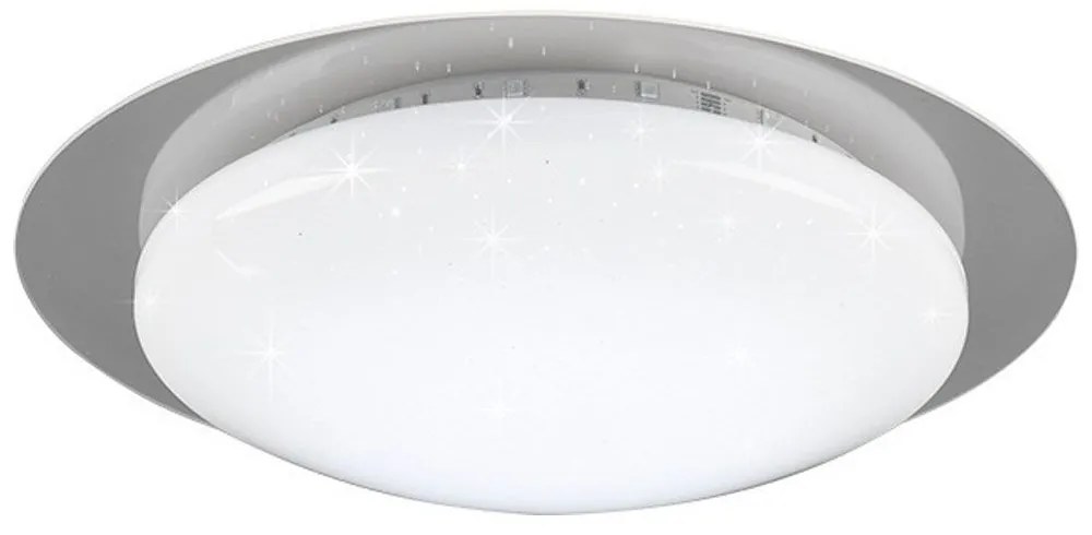 Φωτιστικό Οροφής - Πλαφονιέρα Bilbo R62093500 13W Led Φ35cm 8cm Starlight Effect White RL Lighting Plastic