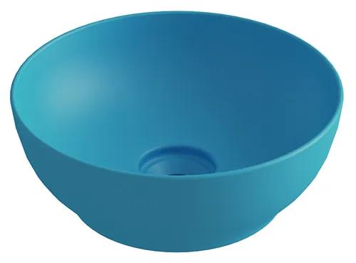 Olympia Trend Round 02 Turquoise matt - Νιπτήρας Επικαθήμενος - Πορσελάνη - 60123