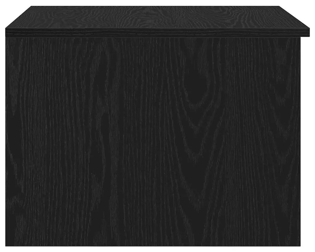 vidaXL Τραπεζάκι σαλονιού with Drawer Μαύρη δρυς 50 x 50 x 36 εκ.