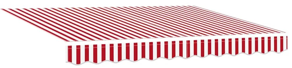vidaXL Σκηνίτσα Αναδιπλούμενη Striped Κόκκινο και Λευκό 300 x 250 εκ