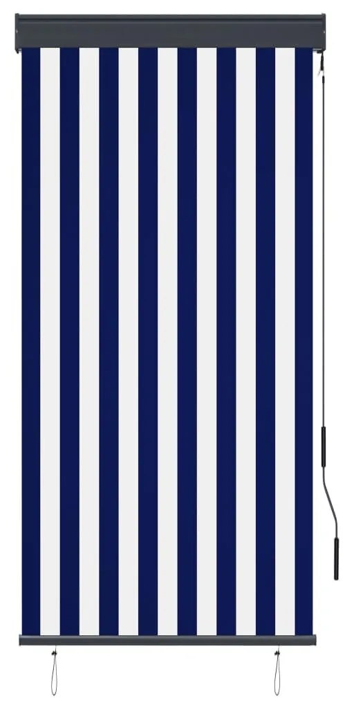 Στόρι Σκίασης Ρόλερ Εξωτερικού Χώρου Μπλε / Λευκό 80 x 250 εκ. - Μπλε
