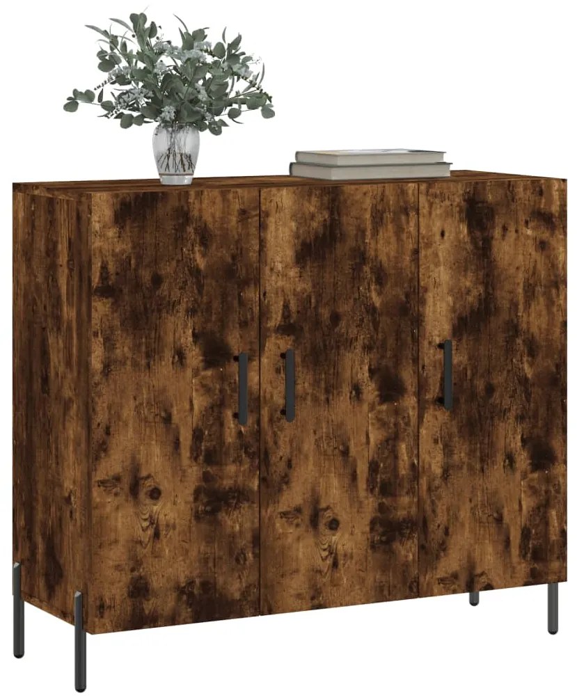 vidaXL Ντουλάπι Καπνιστή Δρυς 90x34x80 εκ. Επεξεργασμένο Ξύλο