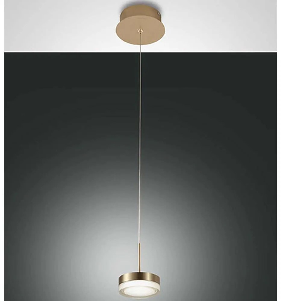 Φωτιστικό Οροφής Dunk 3239-40-119 10x200cm Led 750lm 8W Brass Fabas Luce