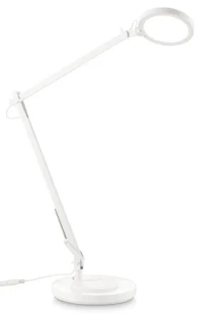 Επιτραπέζιο Φωτιστικό Γραφείου LED 12,5W Λευκό Dimmer Αφής Futura 272078 Ideal Lux 272078