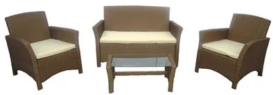 Bliumi  Σετ Καναπές 4 Τεμαχίων Bliumi Pacific Αλουμίνιο Wicker BEST-41062877