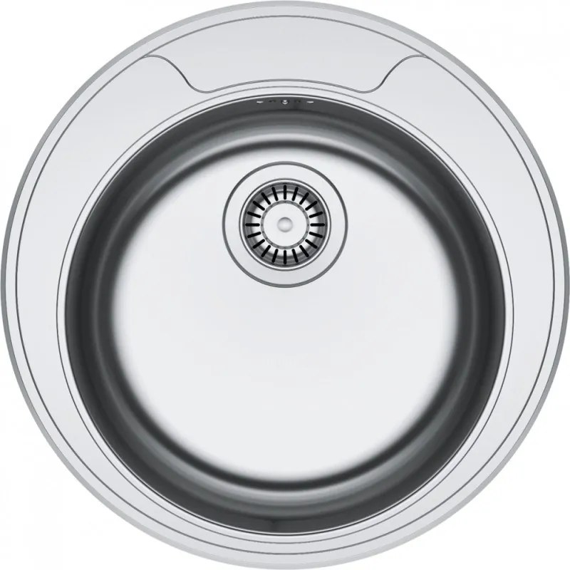 Franke Rondo ROL 610-39 Ένθετoς Ανοξείδωτος νεροχύτης 50cm Inox 3014200102