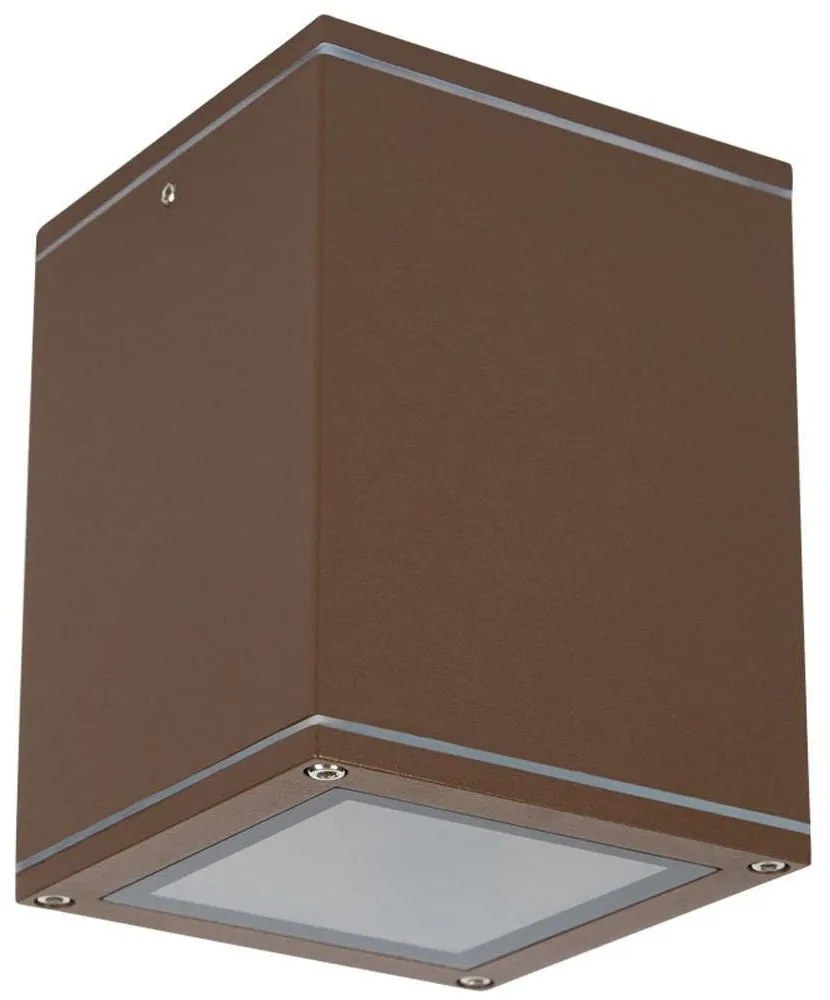 Σποτ Οροφής VK/01066/BR 10,8x10,8x14cm 1xΕ27 60W IP54 Brown VKLed