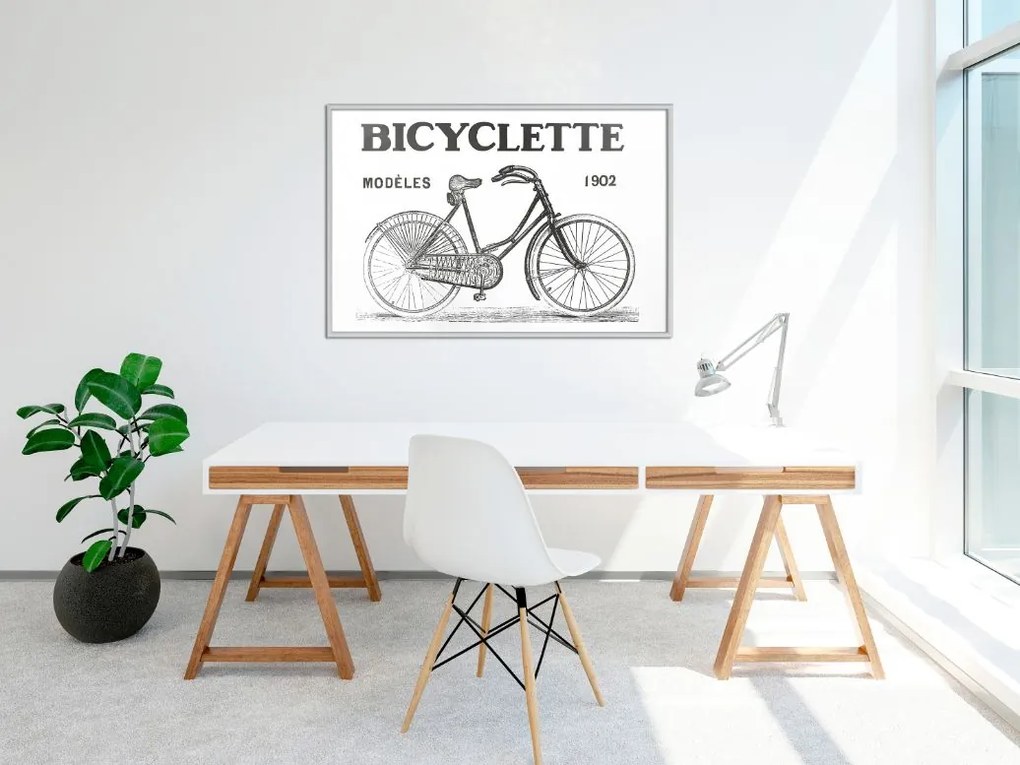 Αφίσα - Bicyclette - 30x20 - Χρυσό - Χωρίς πασπαρτού