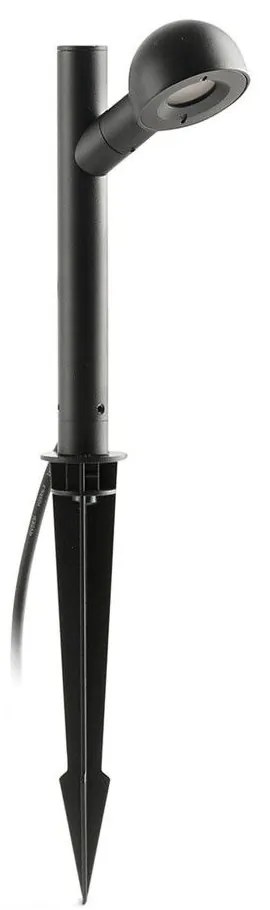 Φωτιστικό Δαπέδου Brot 200 75570 LED 6W 2700K 290lm IP65 5,8x20cm Black Faro Barcelona