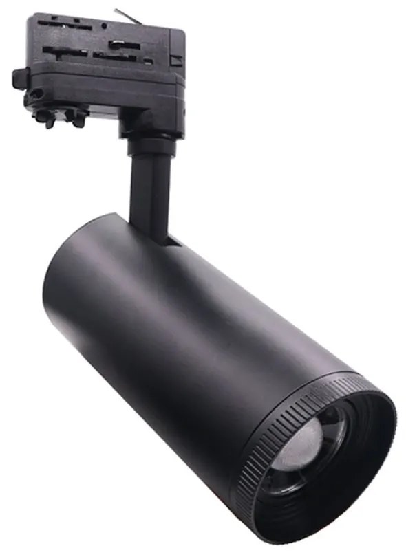 Σποτ Ράγας Aimy AIMY3040B4N 30W 4000K 3-PH 25-50° 3500Lm 230V Ra80 Black Aca Αλουμίνιο,PC