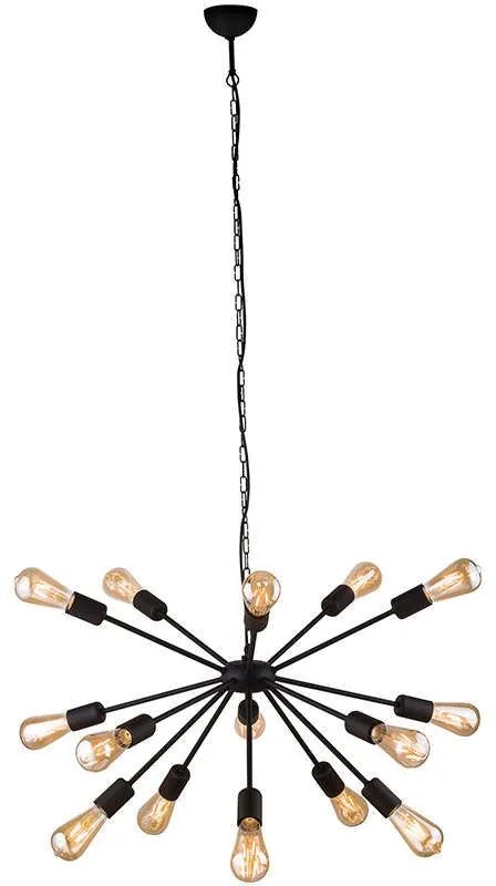 Φωτιστικό Οροφής Rod XV 9733 Black Nowodvorski Metal